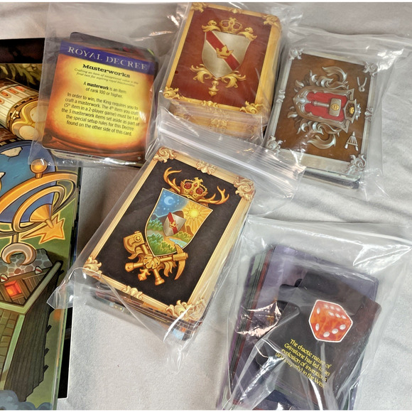 King's Forge Board Dice Strategy Game + Masterworks & Apprentices Expansions - Picture 9 of 11